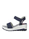 Anatomic Women's Fabric Platform Shoes Blue 8-28761-20 805