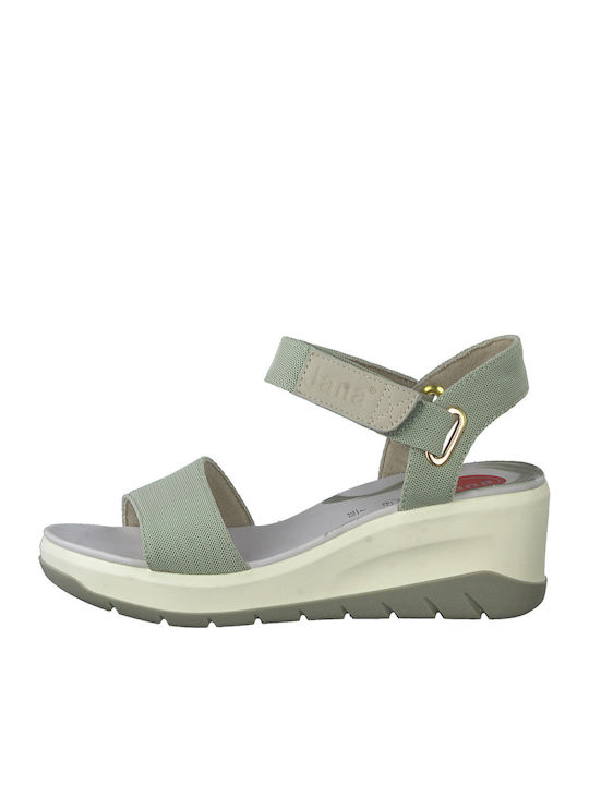 Jana Anatomic Women's Fabric Platform Shoes Oli...