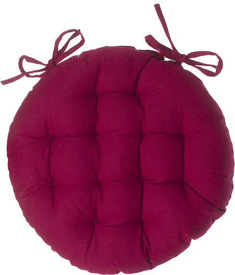 Atmosphera Atmosphera Garden Chair Cushion Round Red 38x38cm