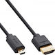 InLine HDMI-Kabel männlich - Micro-USB-Stecker männlich 2m Schwarz