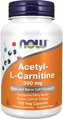 Now Foods Acetyl L-Carnitine 500mg 100 veg. caps