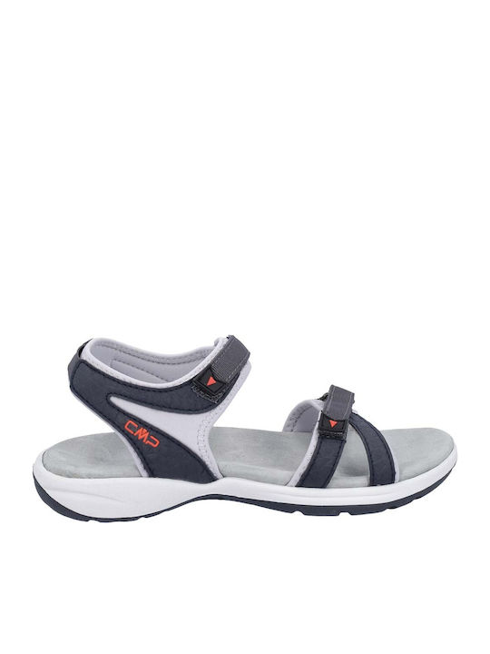 CMP Deri Flache Sandalen Für Damen Sportlich Graue