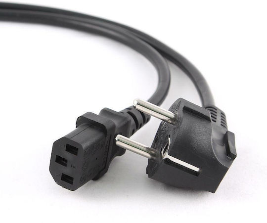 Act Schuko - IEC C13 Cable 1m Μαύρο EN60320