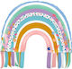 Balloon Foil Jumbo Rainbow Multicolour 64cm