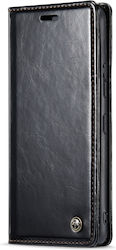 Caseme Leather Synthetic Leather Wallet Black (Galaxy A54)