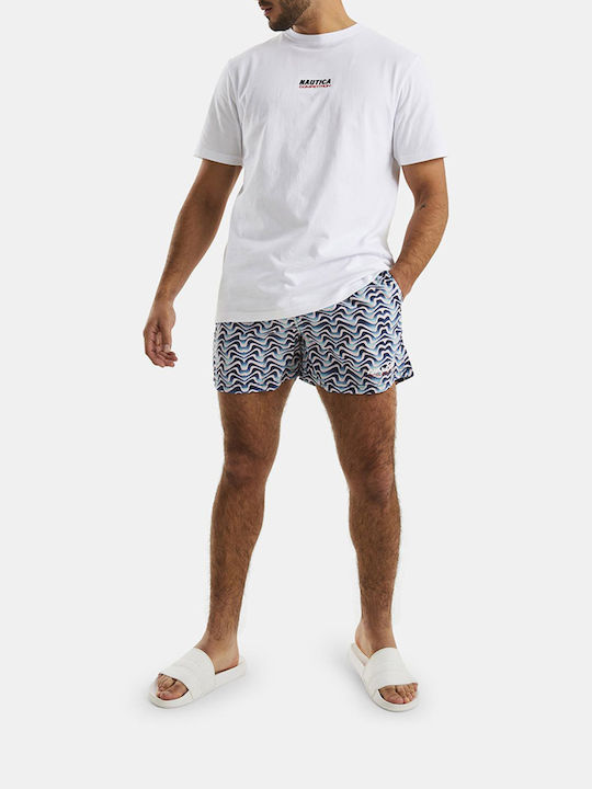Nautica Cameo Men's Swimwear Shorts Turquoise with Patterns