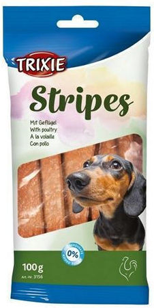 Trixie Stripes Deliciu pentru câini cu Păsări de curte 100gr