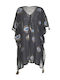 Ble Resort Collection Feminin Caftan de Plajă Negru