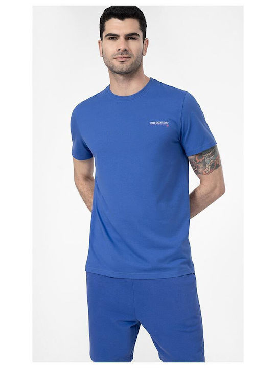 4F Men's Short Sleeve T-shirt Blue