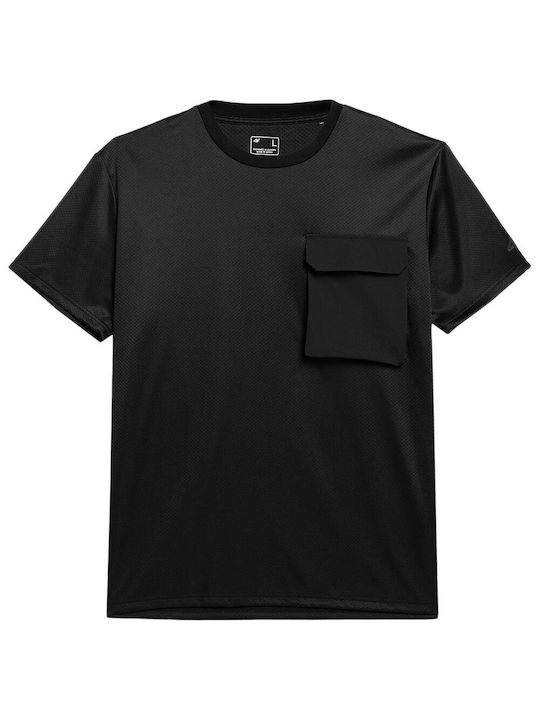 4F Men's Short Sleeve T-shirt Black