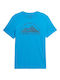 4F Herren T-Shirt Kurzarm Blau