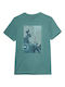 4F Men's Short Sleeve T-shirt Green