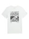 4F Men's Short Sleeve T-shirt White