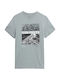 4F Men's Short Sleeve T-shirt Gray