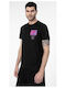 4F Herren T-Shirt Kurzarm Schwarz