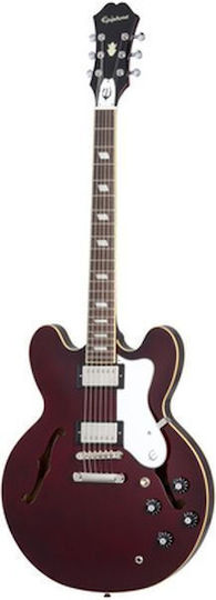 Epiphone Noel Gallagher Riviera Ηλεκτρική Κιθάρα με S Διάταξη Μαγνητών Dark Wine Red με Θήκη