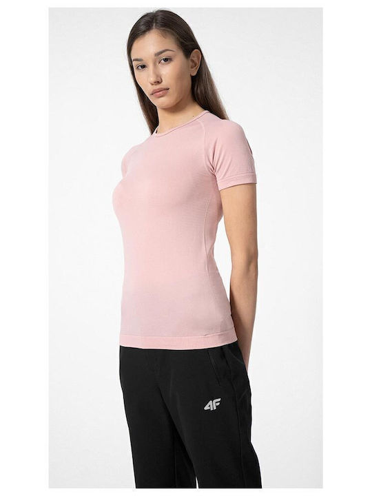 4F Trekking Women's T-shirt Hiking Pink