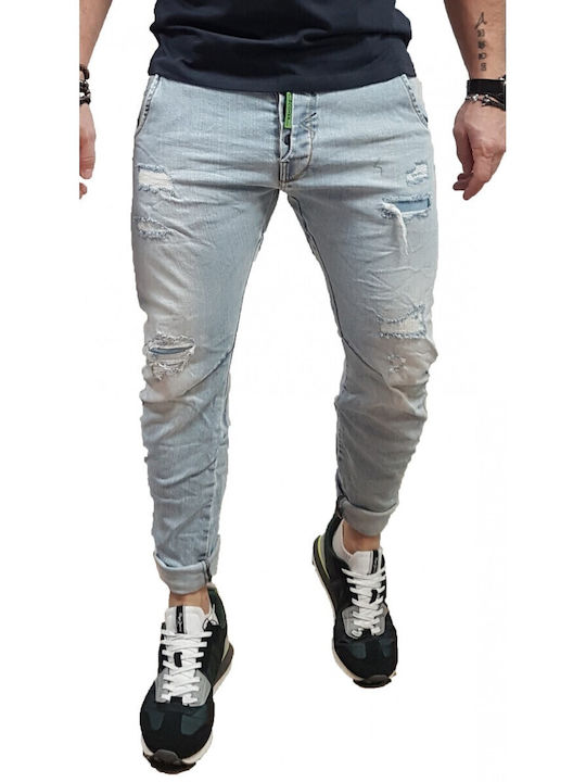 Namos Men's Jeans Pants Elastic with Skinny Tapered Fit Blue