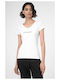 4F Women's T-shirt White