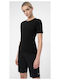 4F Damen T-shirt Schwarz