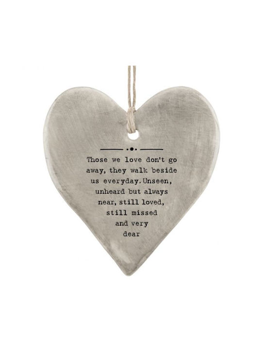 Synchronia Hanging Handmade Wall Decor Made of Ceramic Material 10x9cm