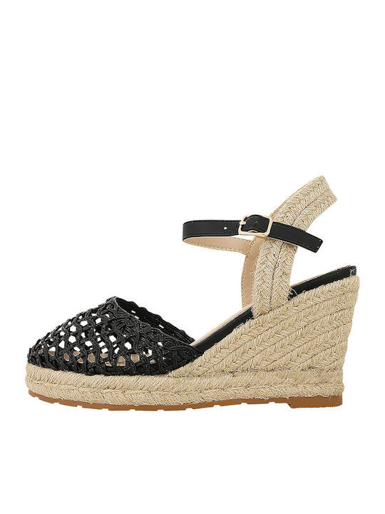 Eisen Women's Platform Espadrilles Black