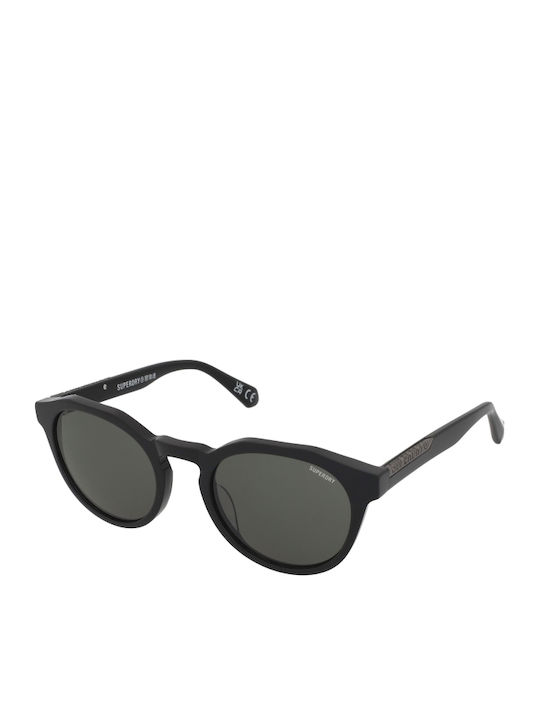 Superdry Men's Sunglasses with Black Plastic Frame and Black Lens SDS 5012 104