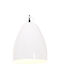 vidaXL Industrial Pendant Light White Bell with Socket E27 32x41cm