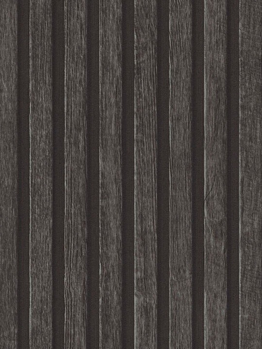 Wallpaper Vinyl Gray L1000xW53cm Washable