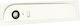 Battery Cover Top Glass Back White for iPhone 5