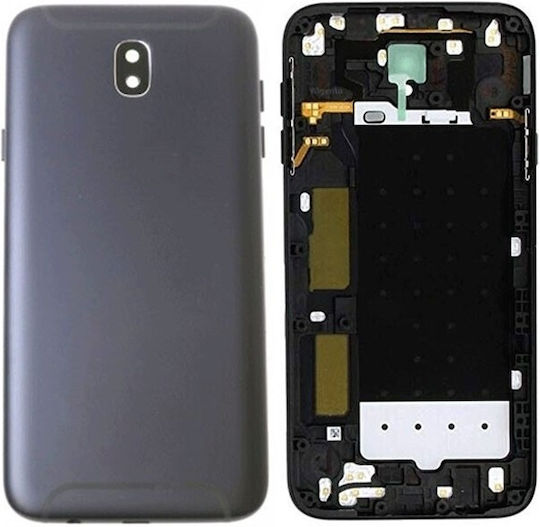 Καπάκι Μπαταρίας Πίσω Μαύρο / Μαύρο για Galaxy J7 2017