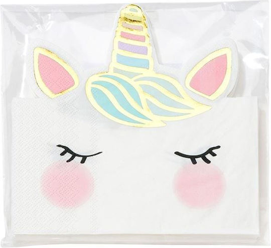 Χαρτοπετσέτες We Heart Unicorn Χρυσές 12τμχ