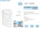Newtop PB19 Power Bank 7800mAh с 2 USB-A порта Бял