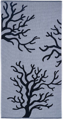 Beauty Home Beach Towel Cotton Embrime 160x86cm.