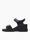 Anatomic Women's Leather Ankle Strap Platforms Black D35G0C 00085 C9999