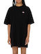 Dickies Sommer Mini T-Shirt Kleid Schwarz