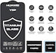 TITANIUM 0.25mm Full Glue Full Face Tempered Glass Black (Huawei Y5p)