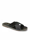 LEATHER SANDAL BLACK PONY SKIN