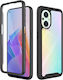 Techsuit 360 Full Cover Σιλικόνης / Πλαστικό Μαύρο (OnePlus Nord)