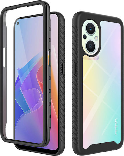 Techsuit 360 Full Cover Σιλικόνης / Πλαστικό Μαύρο (OnePlus Nord)