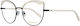 Emilio Pucci Optical Frame Weiblich Metallisch Brillenrahmen Schmetterling Weiß EP5131 005