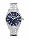 Swiss Military Hanowa Thunderbolt Herrenuhr 43mm Chronograph Batterie mit Silber rostfreiem Stahlarmband