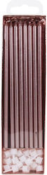 PME Birthday Candle Birthday Candle Regular in Rose Gold Color 16pcs 005.01.092
