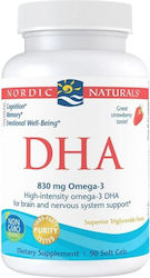 Nordic Naturals DHA 830mg 90 softgels Nordic Naturals DHA 830mg 90 softgels
