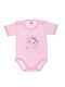 Papillon Kids Baby Bodysuit Underwear Set Short-Sleeved Pink