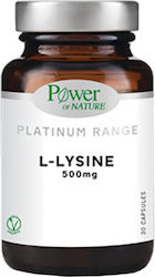 Power Of Nature Platinum Range L-Lysine 500mg 30 Capsules