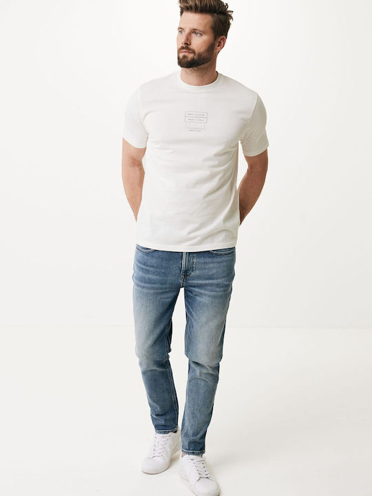 Mexx Herren T-Shirt Kurzarm Weiß