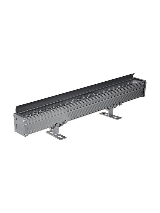 Geyer Geyer Outdoor Floor Lamp LED Wall Washer 18W with Natural White Light IP65 Gray
