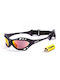 Ocean Sunglasses Cumbuco Sonnenbrillen mit Black Matt / RevoRed Rahmen und Rot Polarisiert Spiegel Linse 0307-15001-0