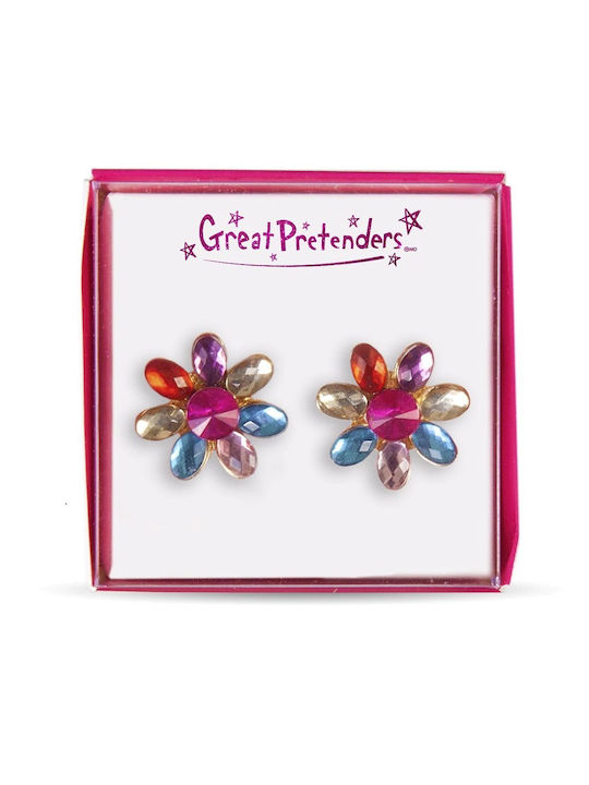 Great Pretenders Earrings in diplay flower